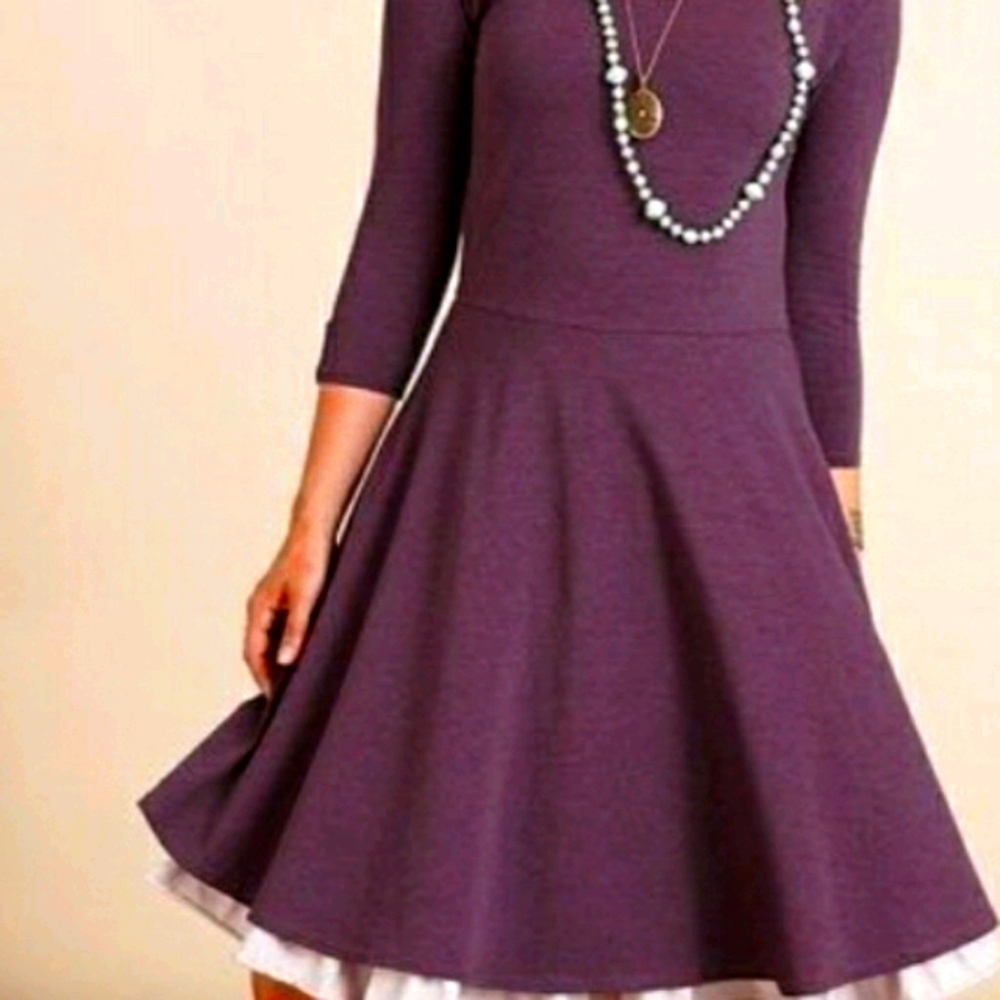 Matilda Jane sweet purple cotton, spandex dress